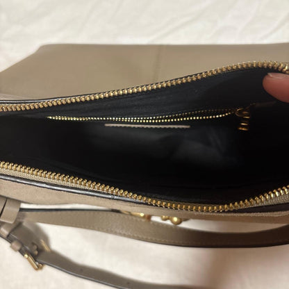 Chloe Hand Shoulder Bag Tote Purse 2way Leather Greige Authentic