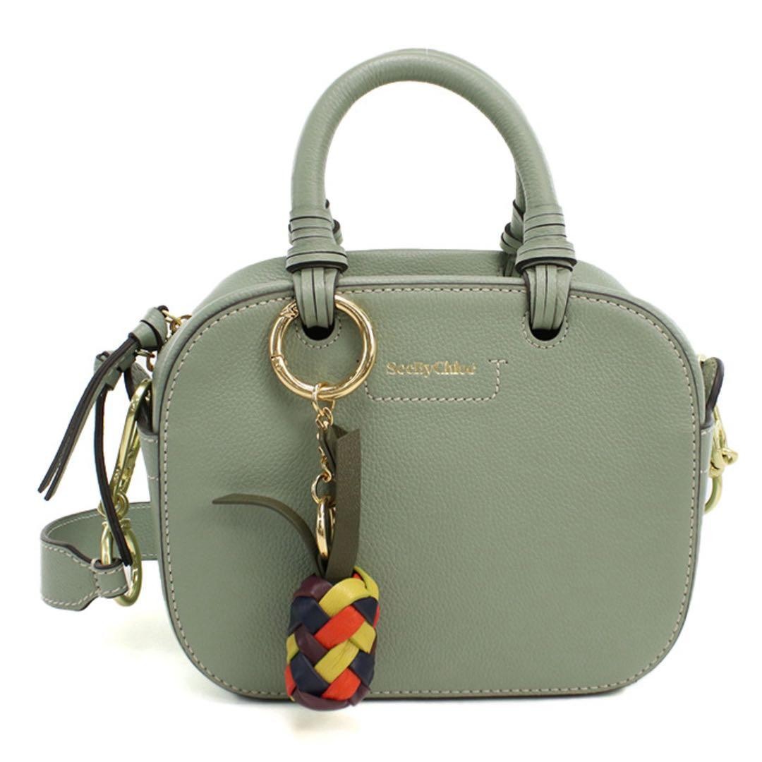 See By Chloe Shoulder Bag Purse Gray Authentic