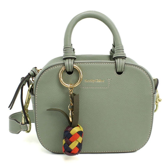 See By Chloe Shoulder Bag Purse Gray Authentic