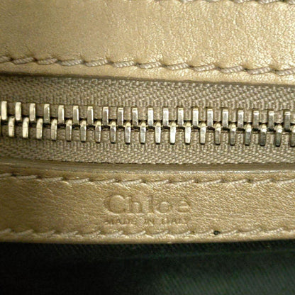 Chloe Hand Bag Tote Purse Bay Patent Leather Black Authentic