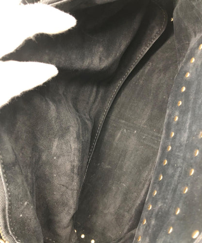 CELINE Hand Bag Tote Purse Black Authentic