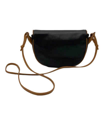 CELINE Shoulder Bag Purse Macadam Black Authentic