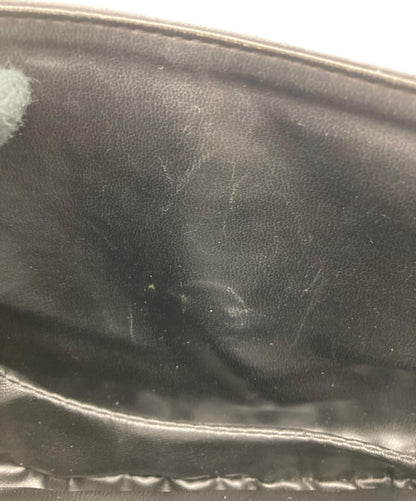 CELINE Shoulder Bag Purse Macadam Black Authentic