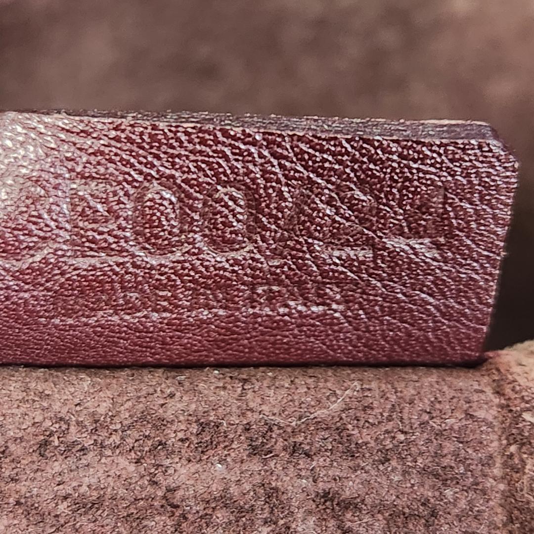 CELINE Hand Bag Tote Purse Boogie Leather Bordeaux Authentic