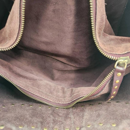 CELINE Hand Bag Tote Purse Boogie Leather Bordeaux Authentic