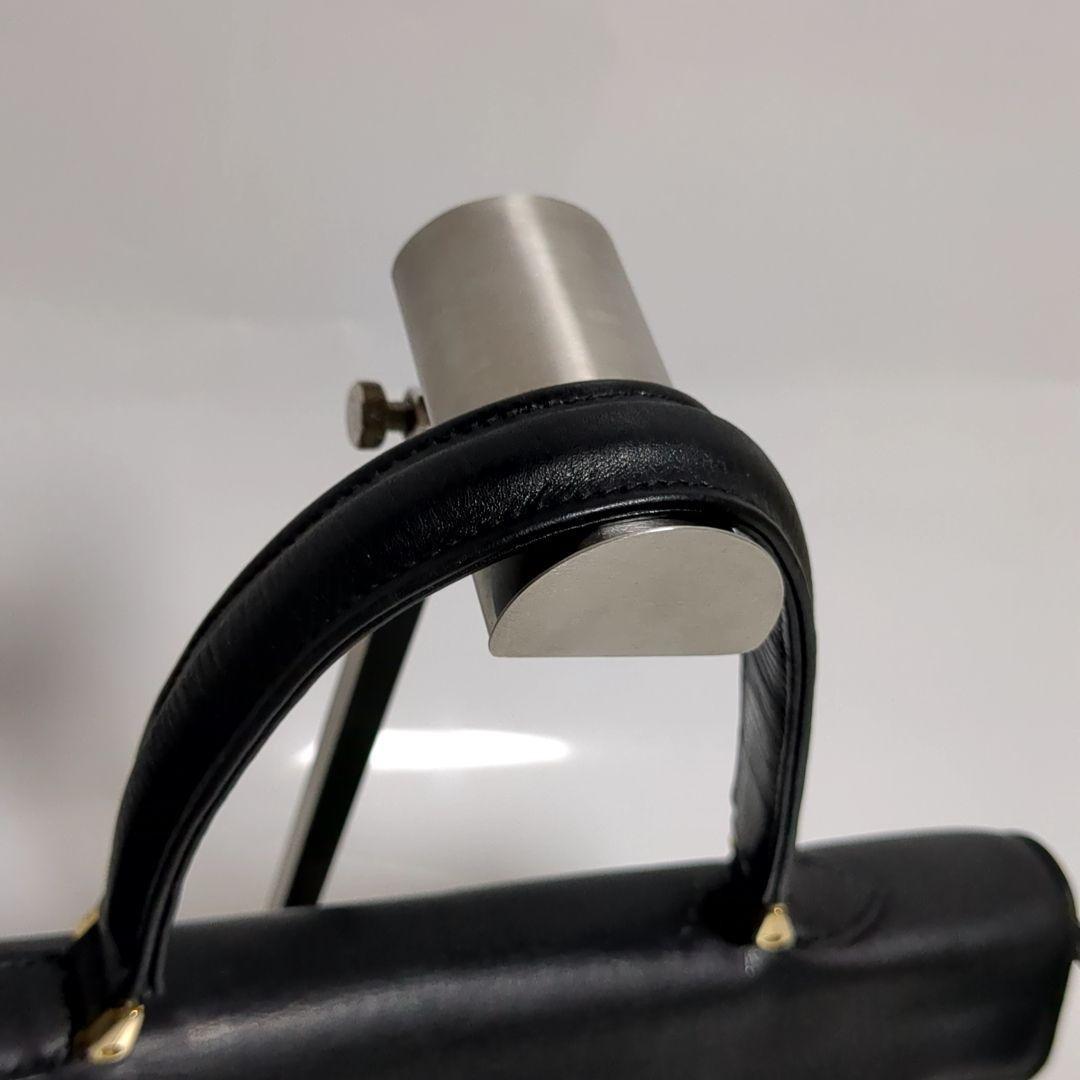 CELINE Hand Shoulder Bag Tote Purse 2way Leather Black Authentic