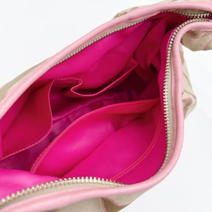 COACH Shoulder Bag Purse Signature Poppy Leather Authentic