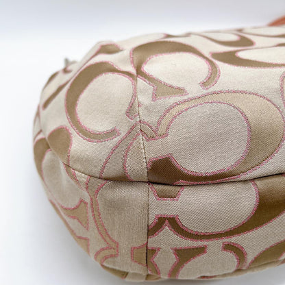 COACH Shoulder Bag Purse Signature Poppy Leather Authentic