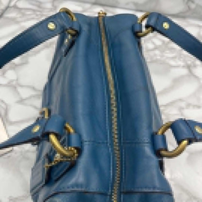 COACH Hand Bag Tote Purse Old Leather Moss green Authentic