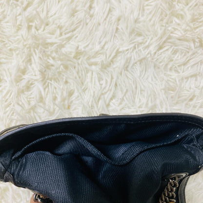 COACH Shoulder Bag Purse Turn Lock 52473 PVC Black Authentic