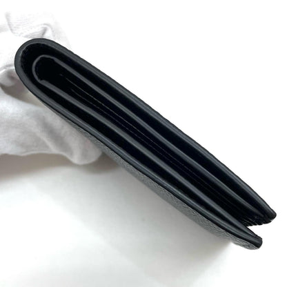 TOM FORD Bi-fold Card Holder Wallet Case Flap Purse Compact Black Authentic