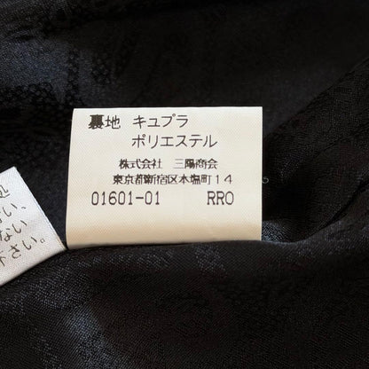 BURBERRYS Long Coat Asian fit 2XL US size XL Black Authentic
