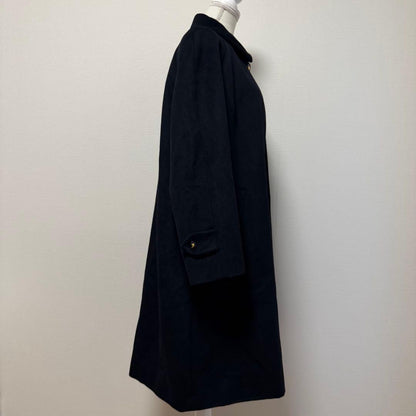 BURBERRYS Long Coat Asian fit 2XL US size XL Black Authentic