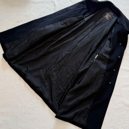 BURBERRYS Long Coat Asian fit 2XL US size XL Black Authentic