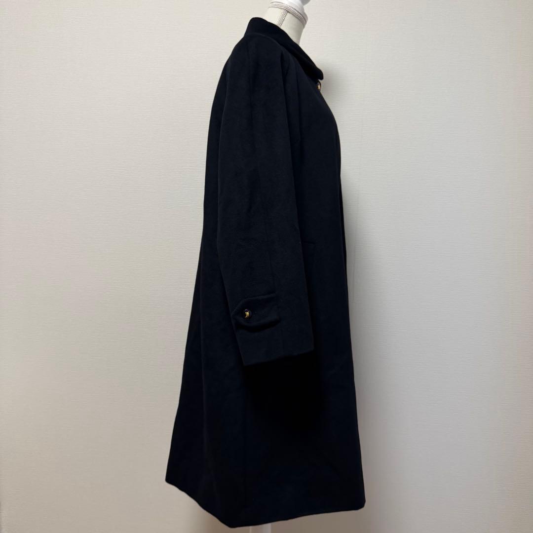 BURBERRYS Long Coat Asian fit 2XL US size XL Black Authentic