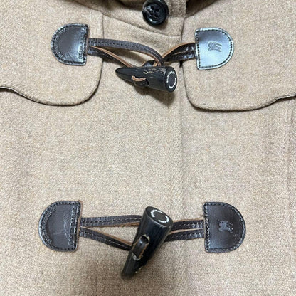 BURBERRY BLUE LABEL Coat Nova Check Asian fit L 40 US size M Camel Authentic