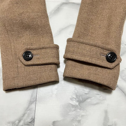 BURBERRY BLUE LABEL Coat Nova Check Asian fit L 40 US size M Camel Authentic