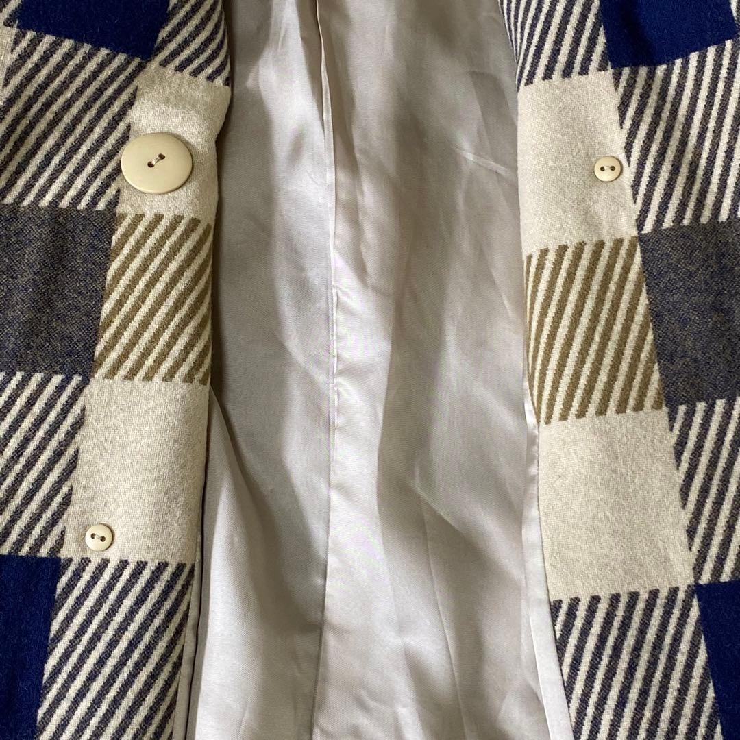 Aquascutum Trench Coat Asian fit M US size S Beige Brown Navy Authentic