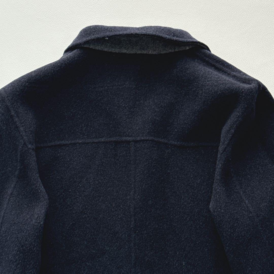 Aquascutum tailored jacket Asian fit M US size S Gray Navy Authentic