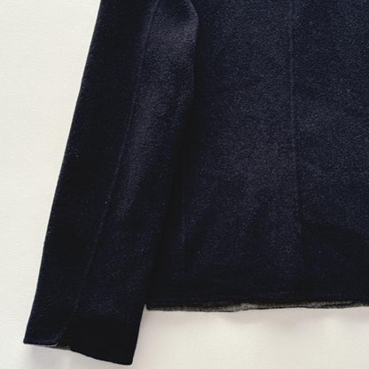 Aquascutum tailored jacket Asian fit M US size S Gray Navy Authentic