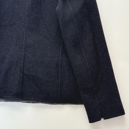 Aquascutum tailored jacket Asian fit M US size S Gray Navy Authentic