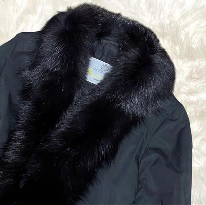 Aquascutum Long Coat Asian fit M US size S Dark Gray Authentic