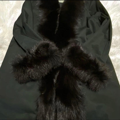 Aquascutum Long Coat Asian fit M US size S Dark Gray Authentic