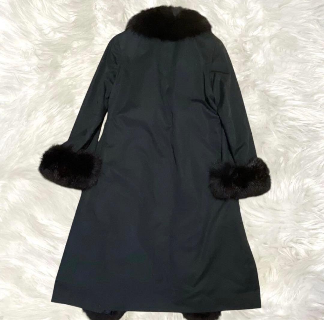 Aquascutum Long Coat Asian fit M US size S Dark Gray Authentic