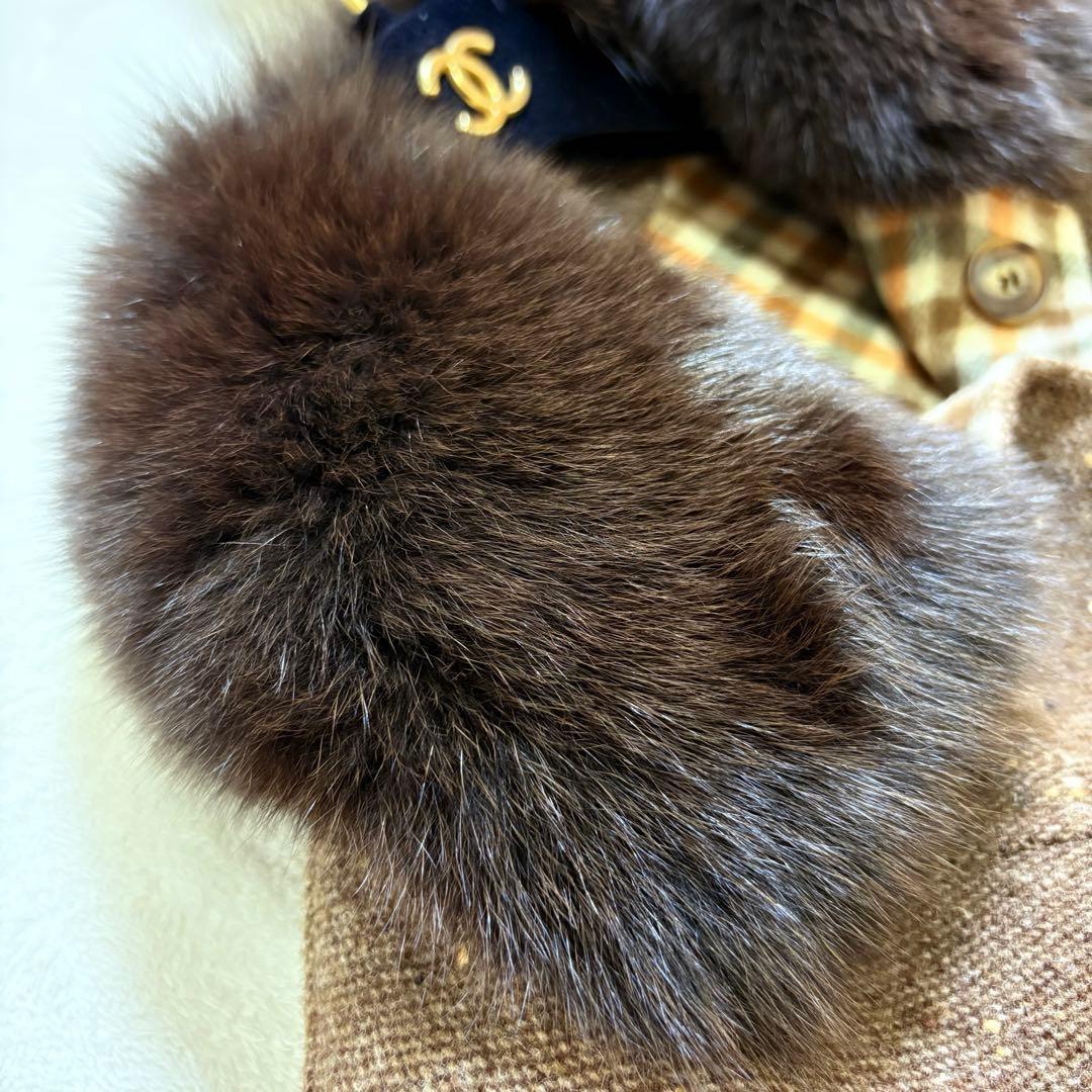 Aquascutum LONDON Wool Coat Asian fit L US size M Brown Authentic