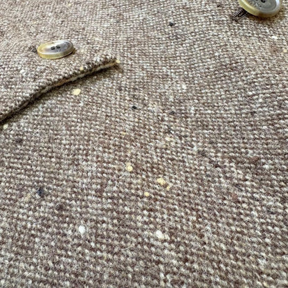 Aquascutum LONDON Wool Coat Asian fit L US size M Brown Authentic