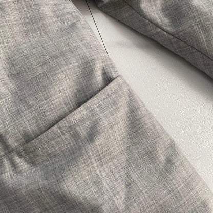 Aquascutum reversible Down Jacket Asian fit M US size S Gray Black Authentic