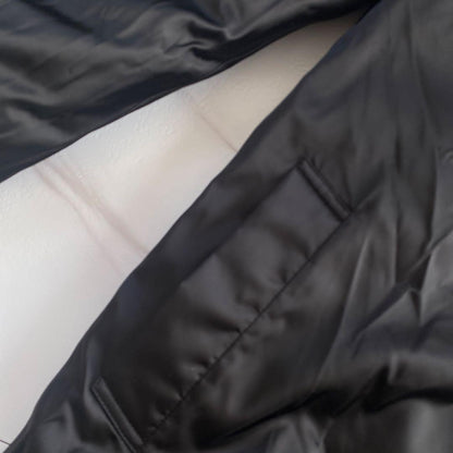 Aquascutum reversible Down Jacket Asian fit M US size S Gray Black Authentic