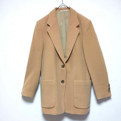 Aquascutum Chester Coat tailored jacket Asian fit M US size S Camel Authentic