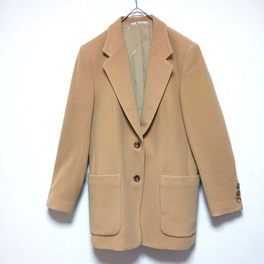 Aquascutum Chester Coat tailored jacket Asian fit M US size S Camel Authentic