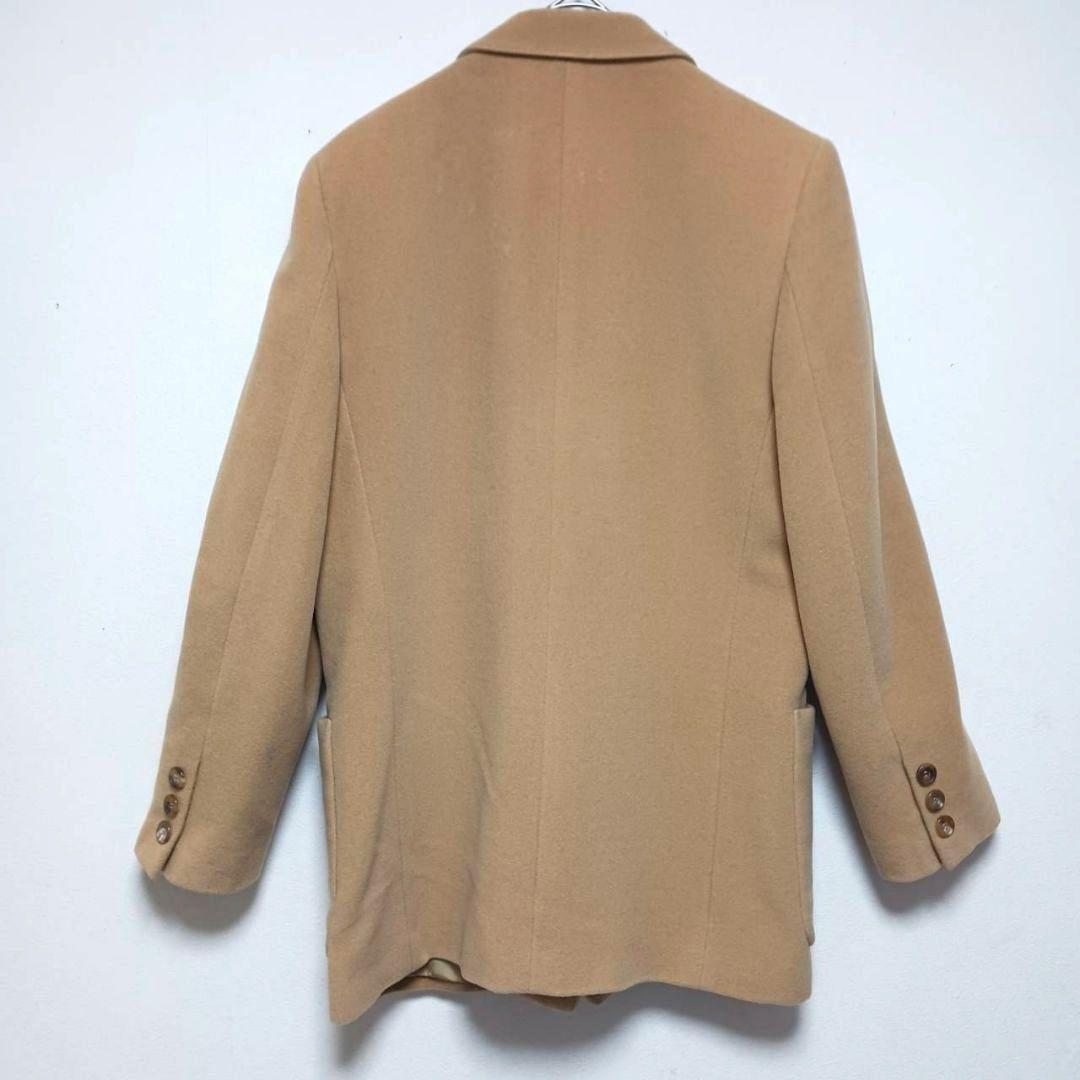 Aquascutum Chester Coat tailored jacket Asian fit M US size S Camel Authentic