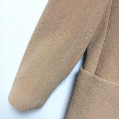 Aquascutum Chester Coat tailored jacket Asian fit M US size S Camel Authentic