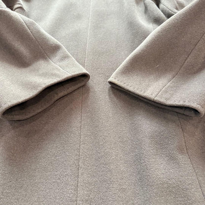 Aquascutum Long Coat Asian fit M US size S Brown Authentic