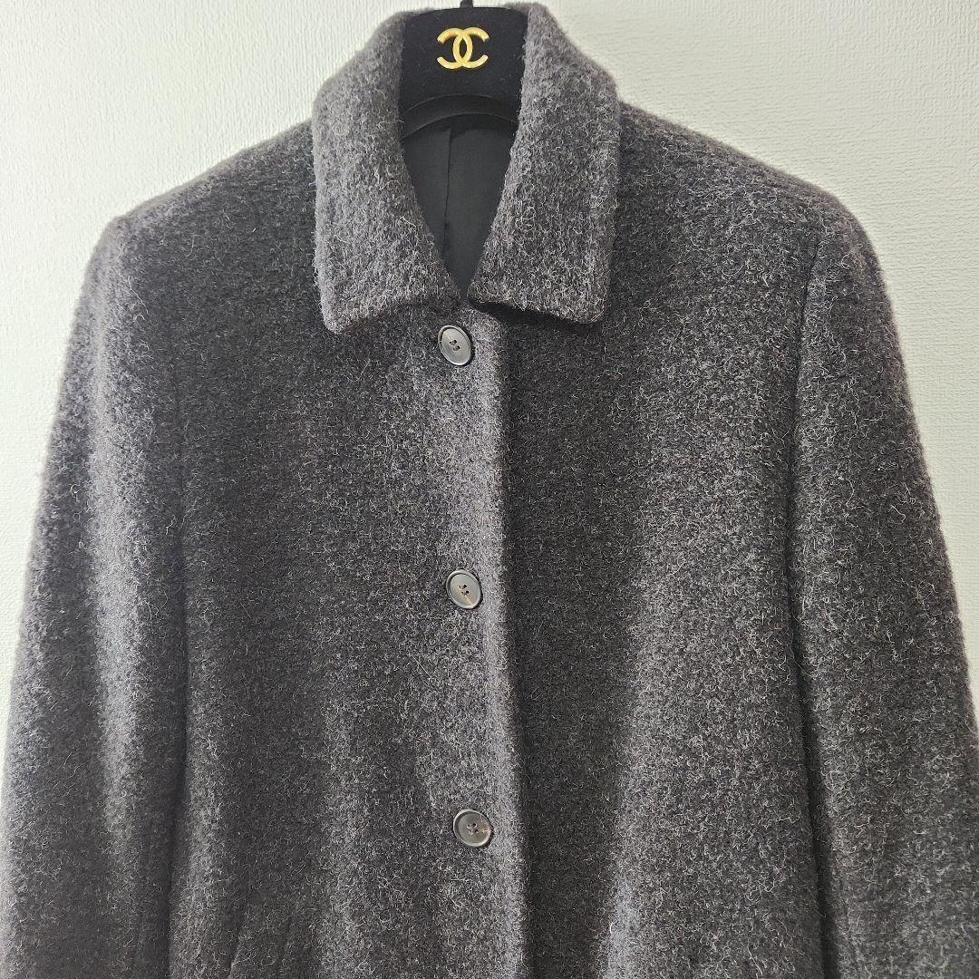 Aquascutum Coat Asian fit M US size S Black Authentic