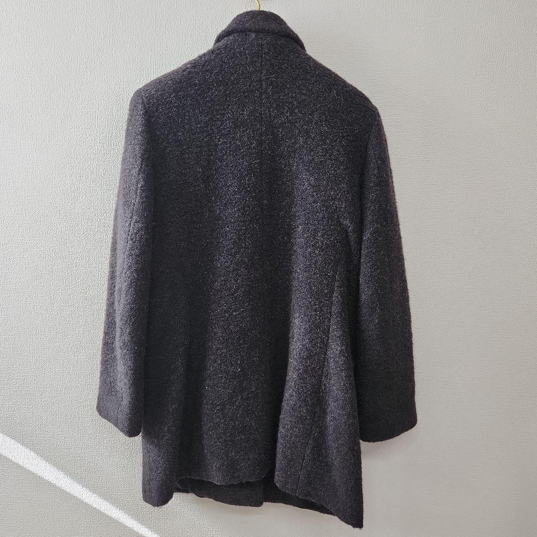 Aquascutum Coat Asian fit M US size S Black Authentic