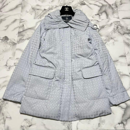Aquascutum Down Jacket Asian fit M US size S Light Blue Authentic