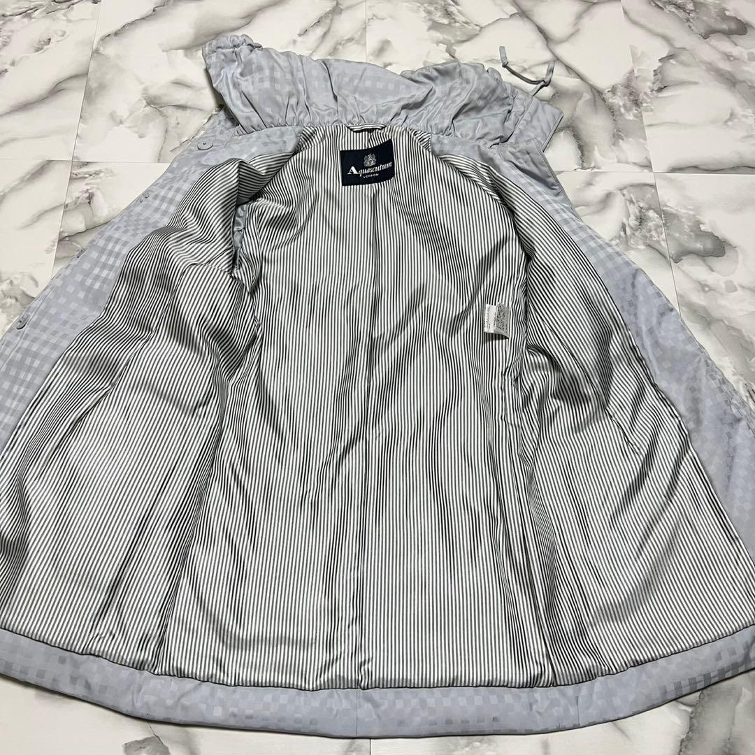 Aquascutum Down Jacket Asian fit M US size S Light Blue Authentic