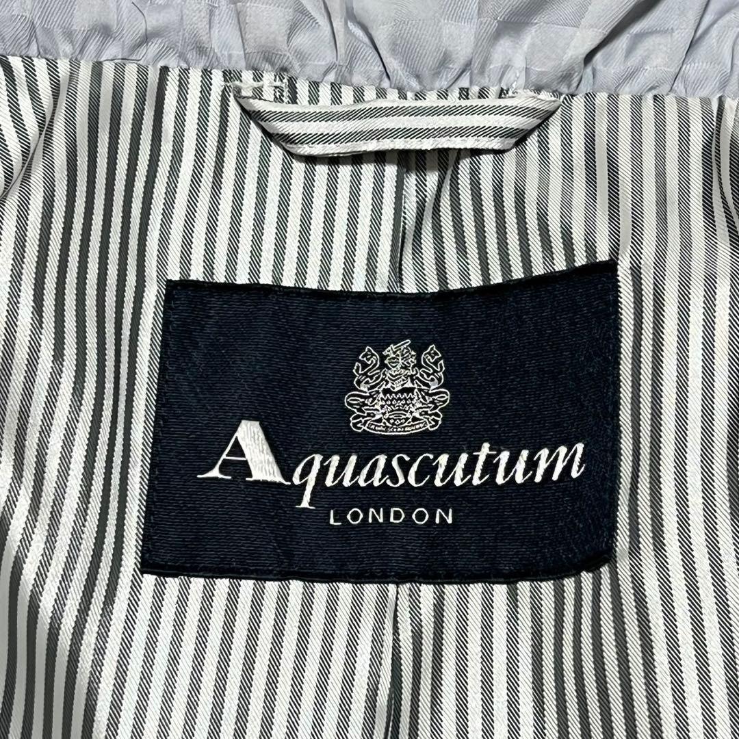 Aquascutum Down Jacket Asian fit M US size S Light Blue Authentic