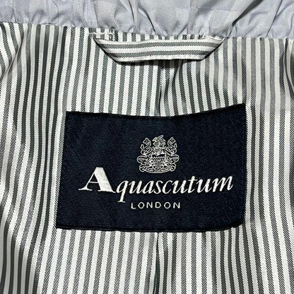 Aquascutum Down Jacket Asian fit M US size S Light Blue Authentic