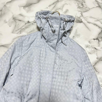 Aquascutum Down Jacket Asian fit M US size S Light Blue Authentic