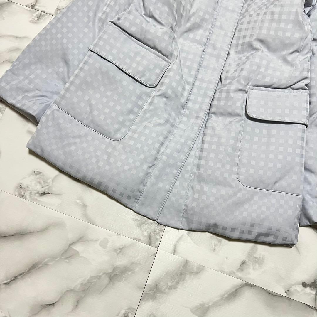 Aquascutum Down Jacket Asian fit M US size S Light Blue Authentic