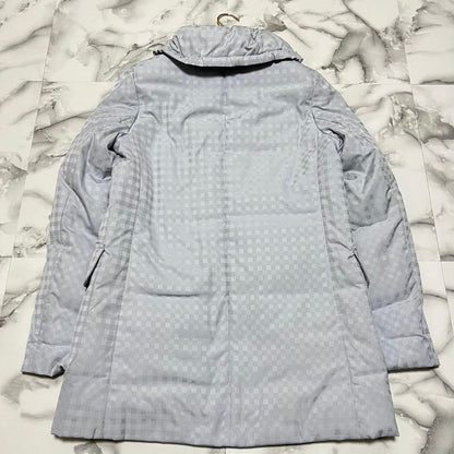 Aquascutum Down Jacket Asian fit M US size S Light Blue Authentic