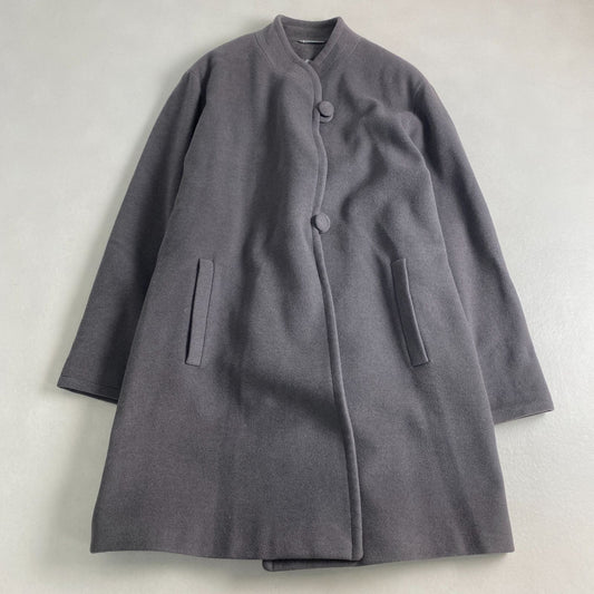 Aquascutum Long Coat Asian fit L US size M Gray Authentic