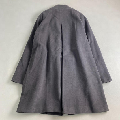Aquascutum Long Coat Asian fit L US size M Gray Authentic