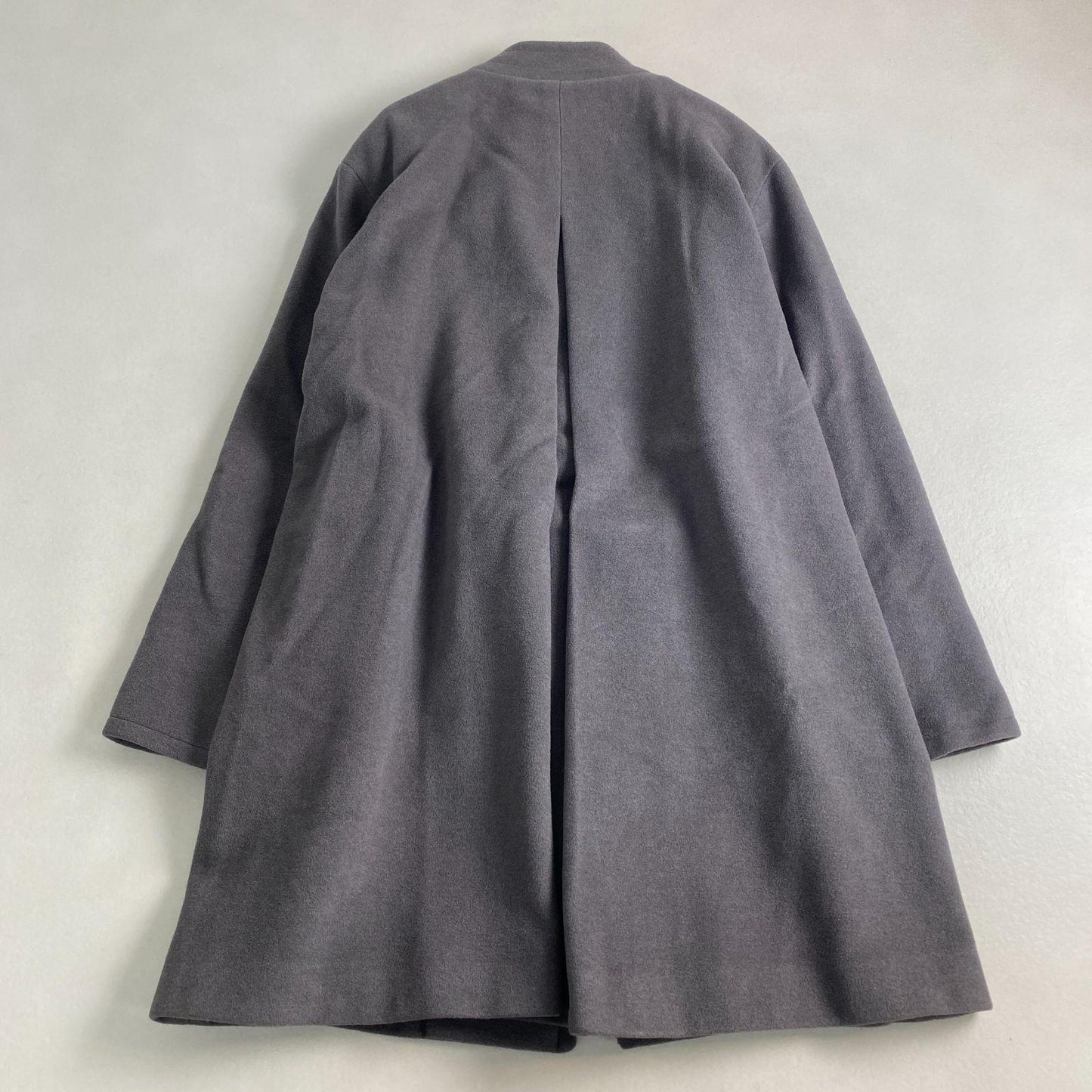 Aquascutum Long Coat Asian fit L US size M Gray Authentic