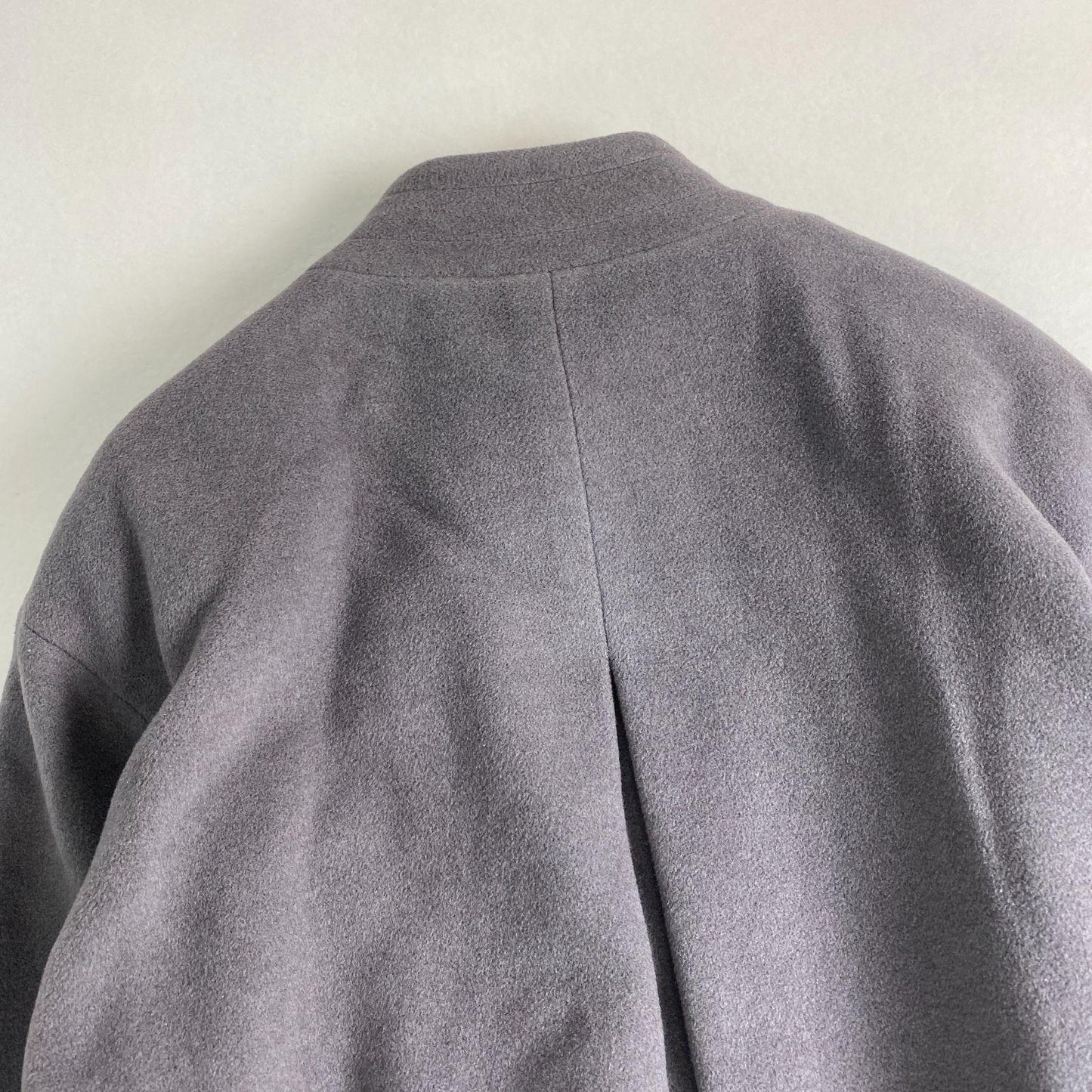 Aquascutum Long Coat Asian fit L US size M Gray Authentic